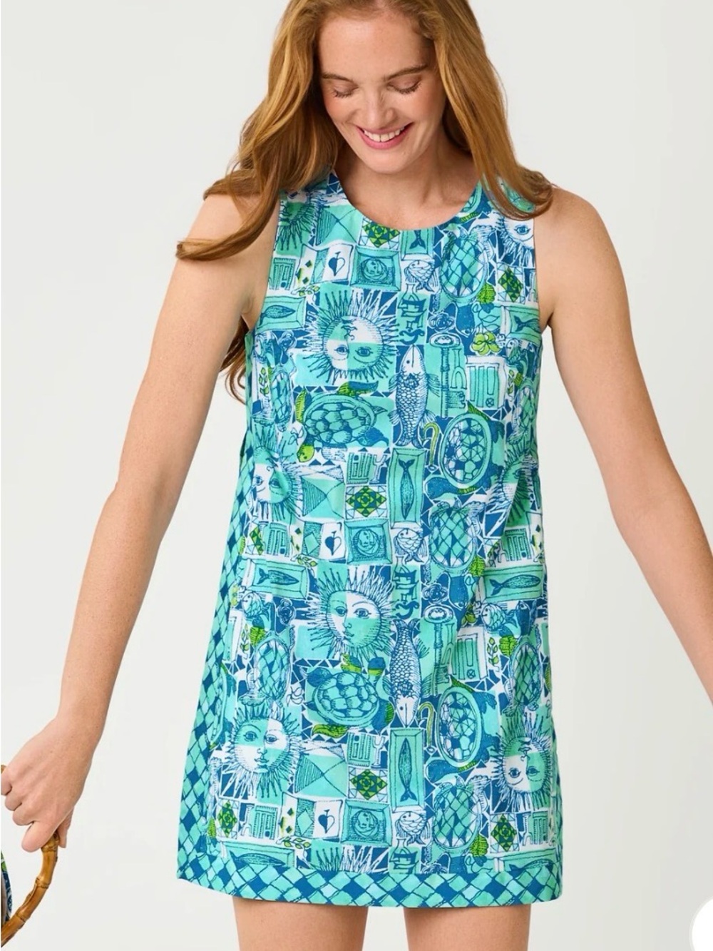 Lilly Pulitzer Aisling Shift Romper in Mint Condition Harlillyquin, Size 2